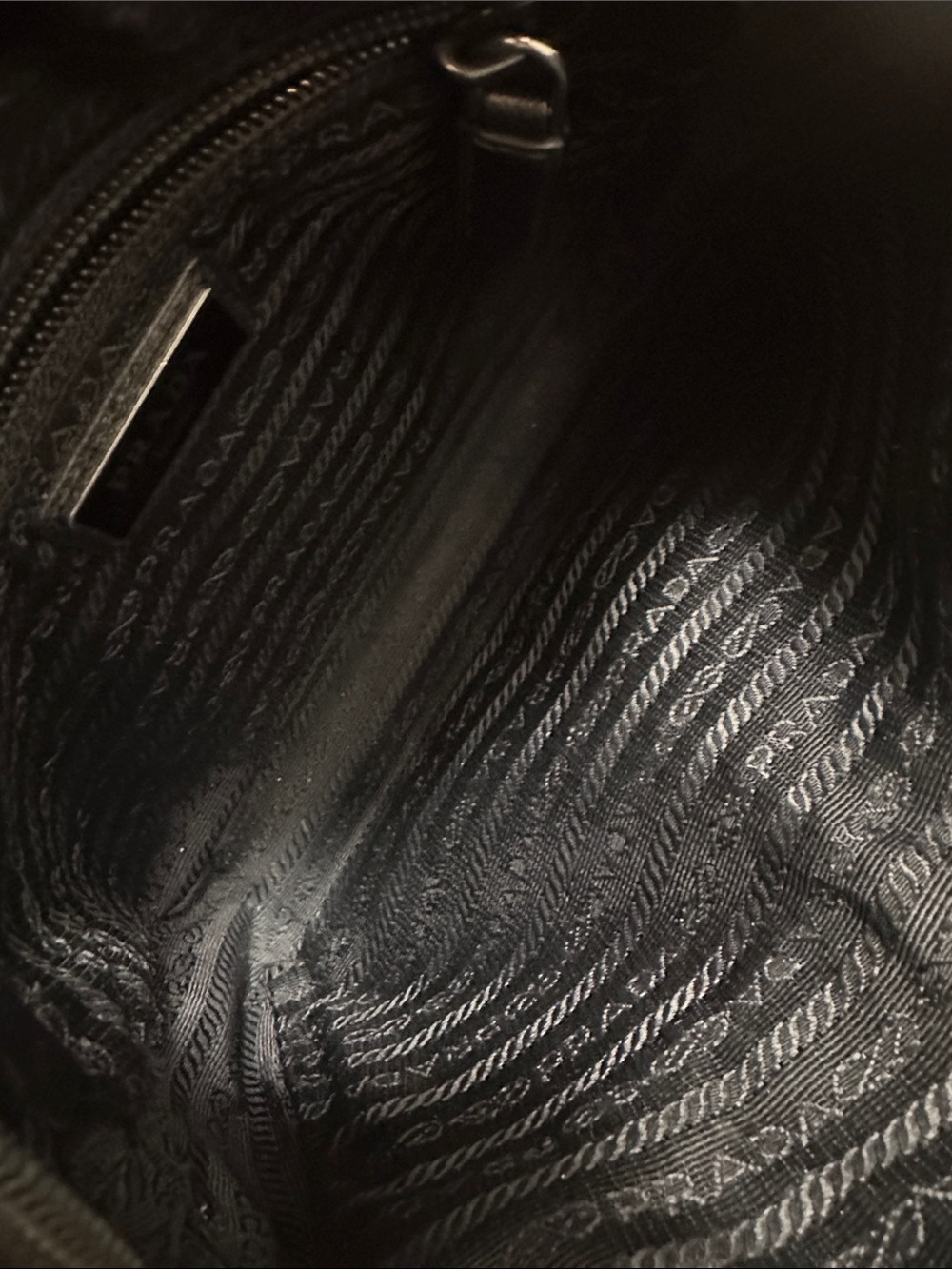 Prada Black Nylon Messenger Crossbody Bag - Picture 6 of 7